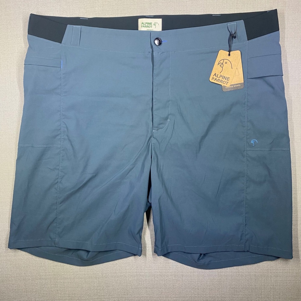 Alpine Parrot Cypress Shorts Slate Blue Hiking Outdoor Womens Size 4(4X) NWT